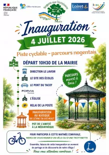 Inauguration piste cyclable