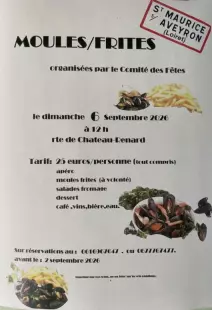Repas Moules frites