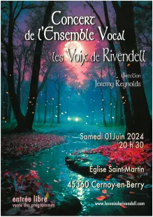 Concert de l'ensemble vocal Les voix de Rivendell