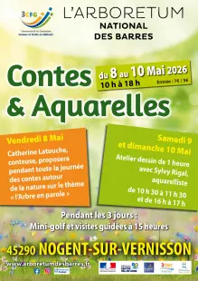 Contes et aquarelles à l'arboretum