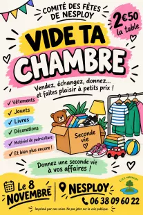 Vide ta chambre