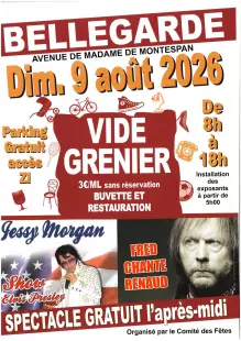 Vide-greniers, musique, ambiance festive, restauration