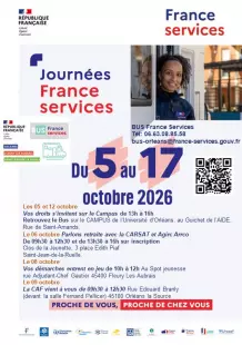 Portes ouvertes France Services du 05 au 17 octobre 2026 tout public