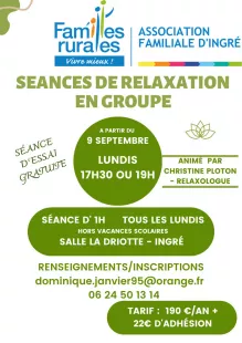 SEANCES DE RELAXATION