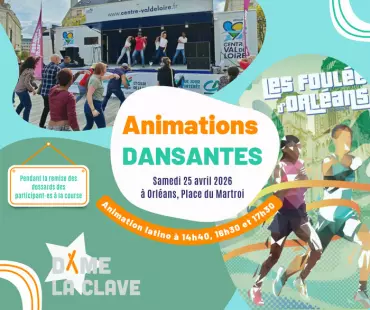 Animations dansantes latino sur la Place du Martroi