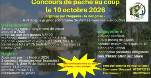 Concours de pêche au coup