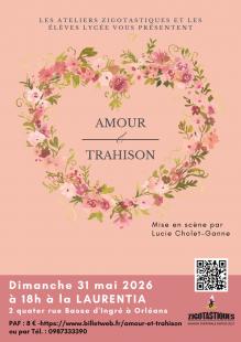 Spectacle- Amour et trahison