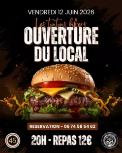 Repas - ouverture du local