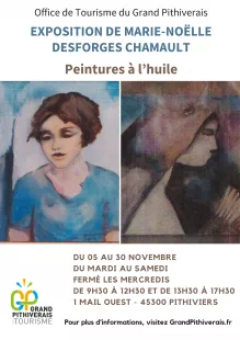 Exposition de peintures de Marie-Noëlle Desforges Chamault