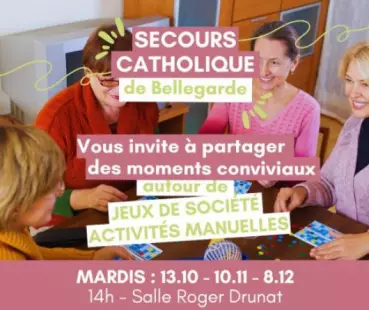 Après-midi jeux de société activités manuelles