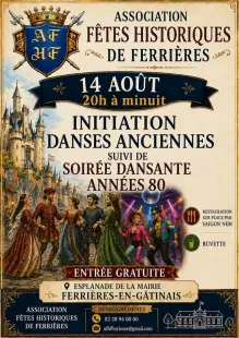 Soirée danses anciennes & soirée dansante années 80'