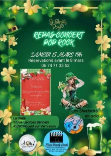 Repas-concert Pop Rock