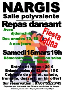 Repas dansant - Fiesta Latina