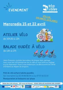 Atelier Vélo + balade guidée à vélo