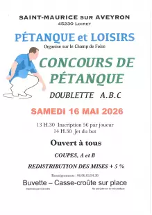 Concours de pétanque