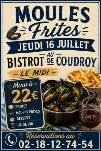 Midi moules/frites
