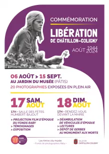 Commémoration du 80ème anniversaire de la libération de Châtillon-Coligny