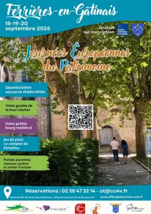 Journées Européennes du Patrimoine : animations à Ferrières-en-Gâtinais