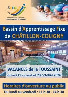 Ouverture piscine Châtillon-Coligny