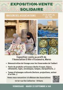 Exposition-vente solidaire Maroc