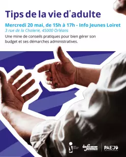Atelier “Les tips de la vie d’adulte”