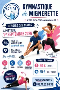 Gymnastique à Mignerette