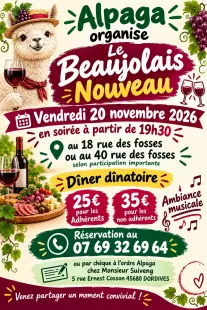 Soirée Beaujolais nouveau