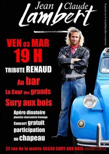 Concert Jean-Claude Lambert tribute RENAUD