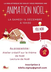 Animation Noël à Sigloy