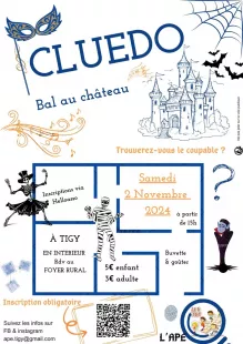 Halloween : cluedo, bal au château