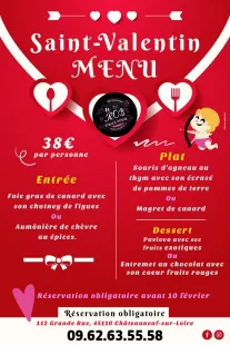 Saint-Valentin au restaurant le Rob's