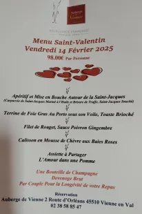 Saint-Valentin à l'Auberge de Vienne