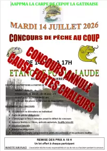 Concours de pêche ANNULÉ