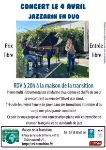 Concert de Jazzarin en duo