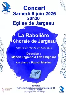 Concert de la chorale La Rabolière