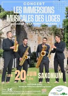 Immersions musicales des Loges : Concert du quatuor SAXONIUM