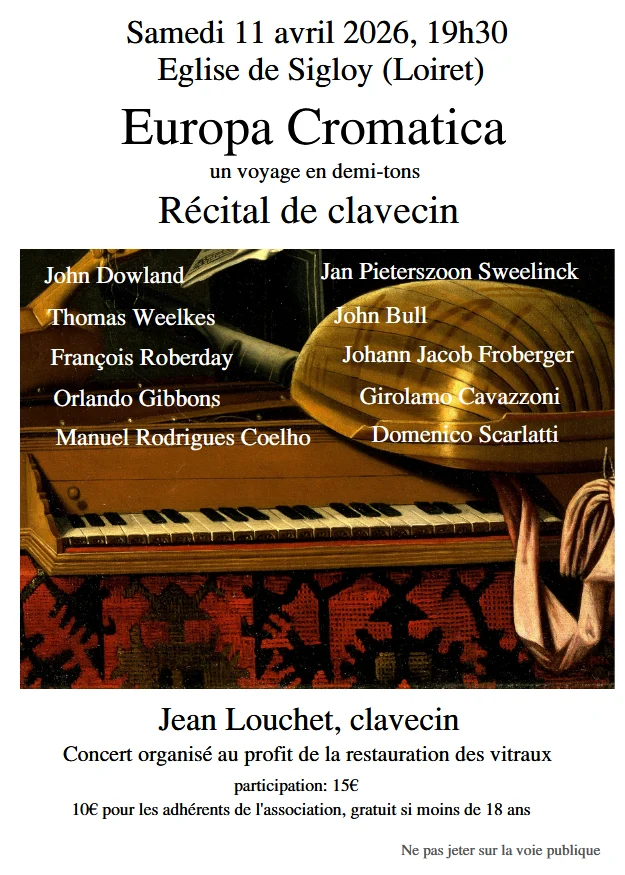 Europa Cromatica : récital de clavecin