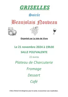 Soirée Beaujolais Nouveau