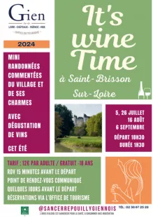 « It’s Wine Time » de l'été balade-dégustation des vins de l'appellation AOC Coteaux du Giennois à S