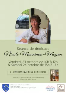 Séance de dédicace