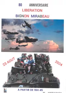 80e Anniversaire de la Libération de Le Bignon Mirabeau