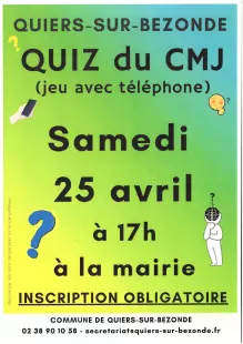 Quiz du CMJ (jeu avec téléphone)