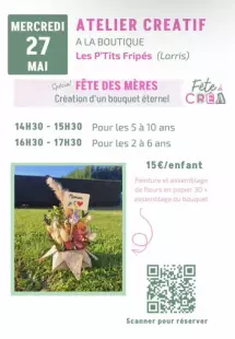 Atelier créatif : bouquet éternel