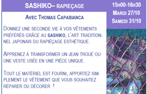 Atelier sashiko-rapiéçage