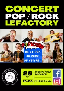 CONCERT POP ROCK AU FACTORY