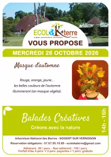 Balades créatives : Masque d'automne