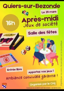 Après-midi jeux de société
