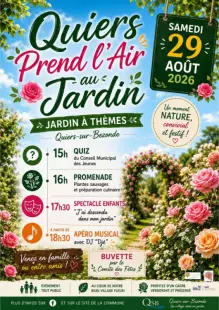 Quiers prend l'air au jardin