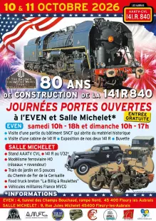 La locomotive 141 R 840 fête ses 80 ans !