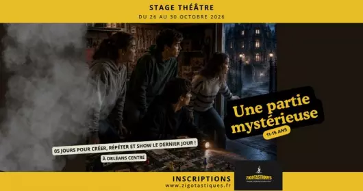 Stage 11-15 ans : Une partie mystérieuse – Du 26 au 30 octobre 26